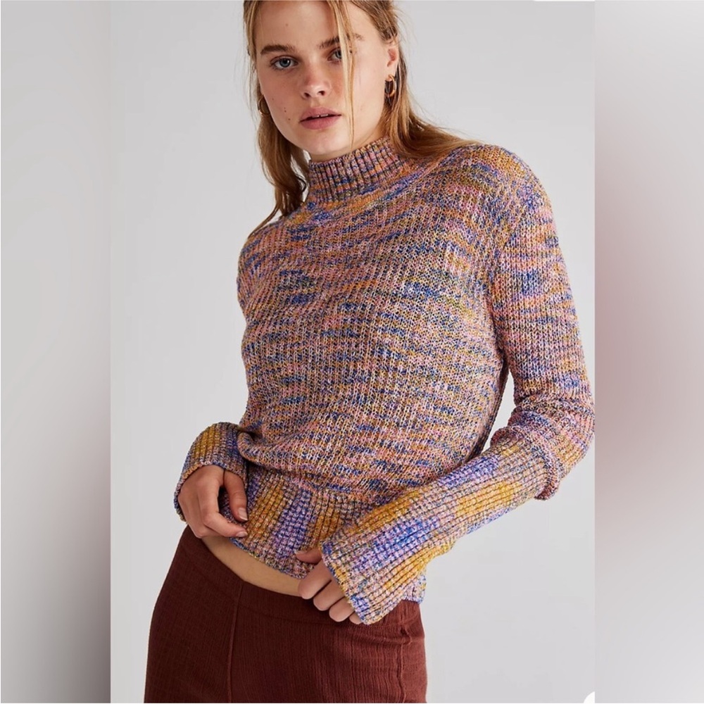 Free People Multicolor Knit Women's Sweater